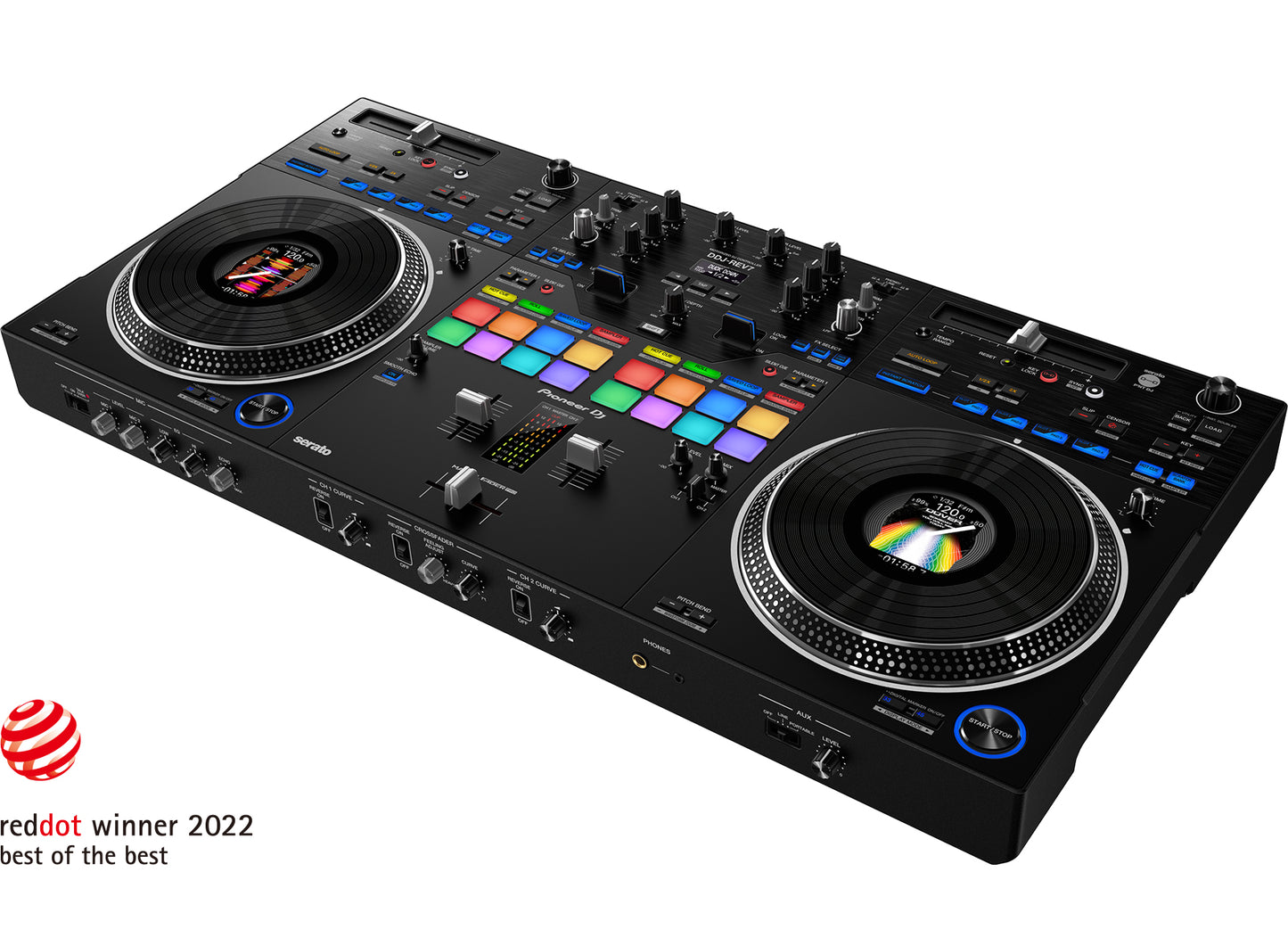 Pioneer DDJ-REV7 - Scratch-style 2-channel professional DJ controller for multiple DJ applications
