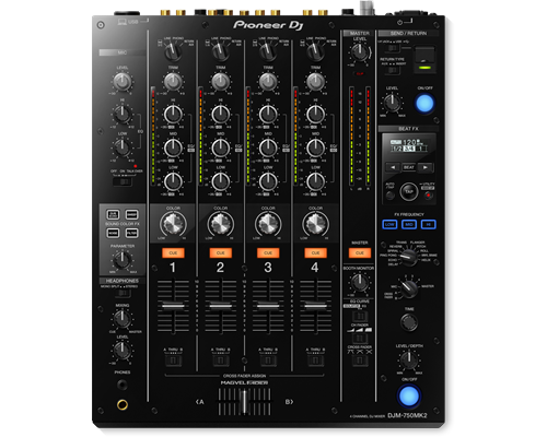 Pioneer DJM 750 MK2  - 4 Channel DJ mixer with Beat FX - Fully Digital