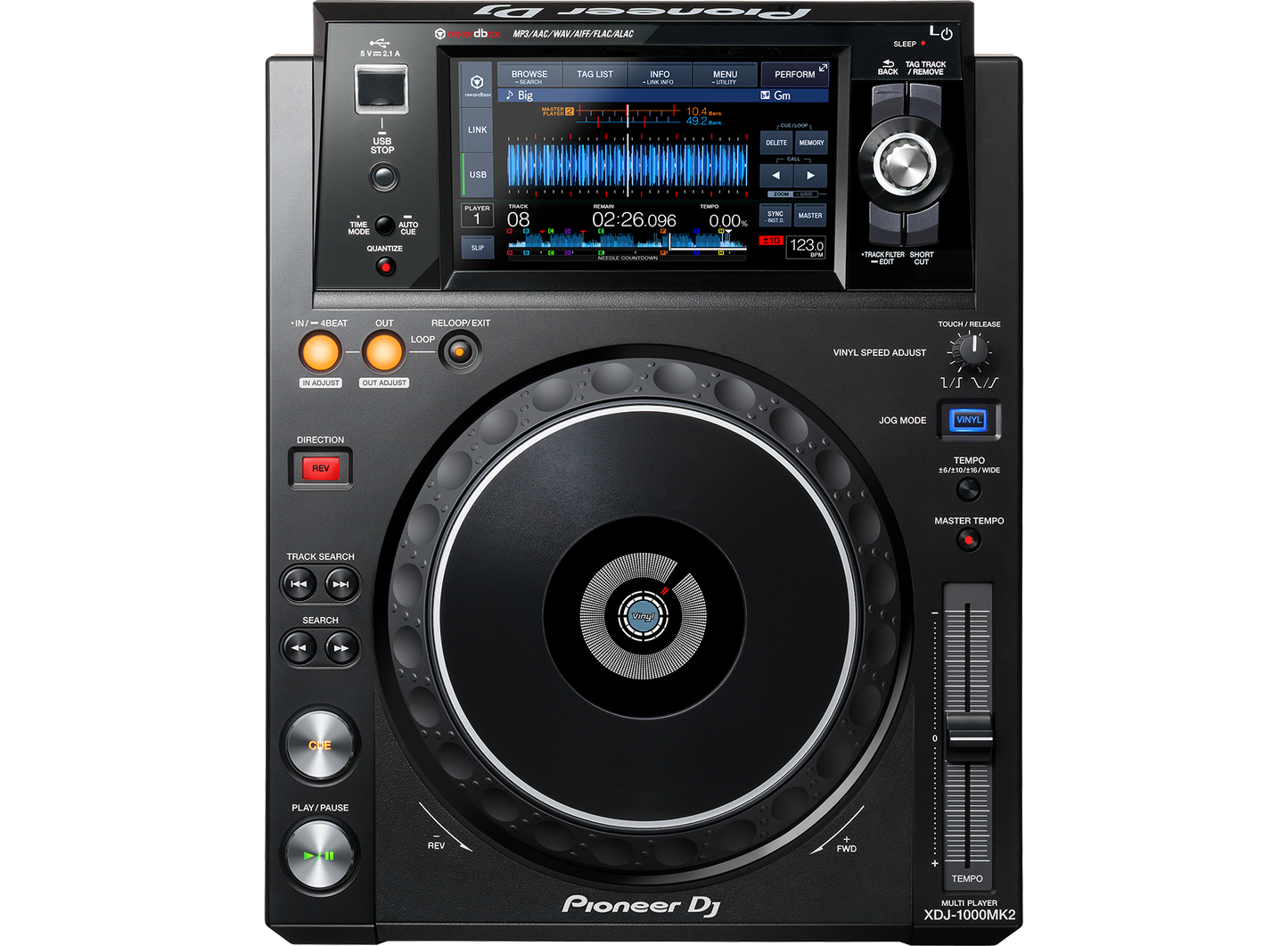 Pioneer XDJ 1000 MK2 - Performance DJ Multi Player