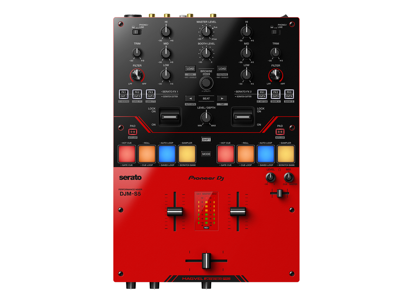 Pioneer DJM-S5 – 2-Channel Scratch-Style DJ Mixer