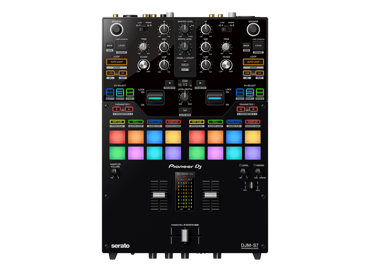 Pioneer DJM-S7 - Scratch-style 2-channel performance DJ mixer