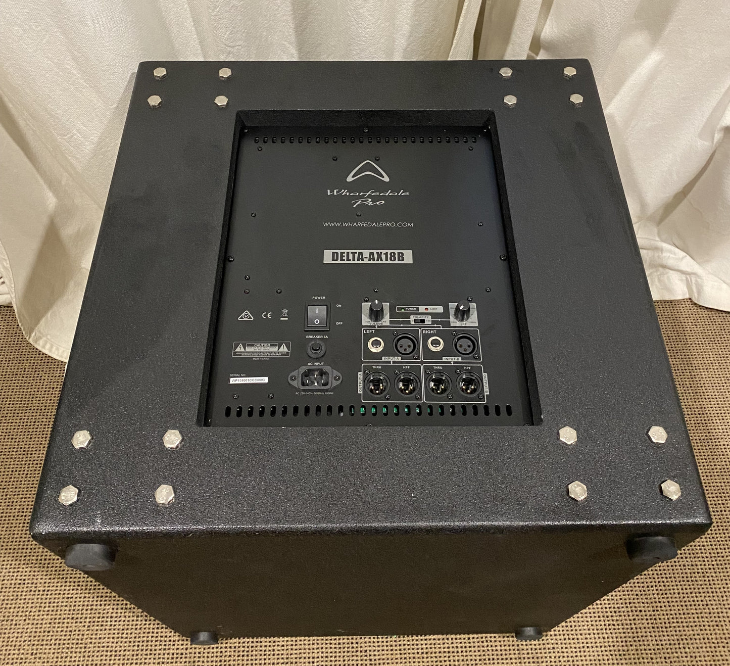 Wharfedale Pro Delta-AX18B 18 inch Active Subwoofer - DEMO